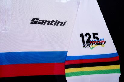 UCI Road World Champion 2025 jersey under...