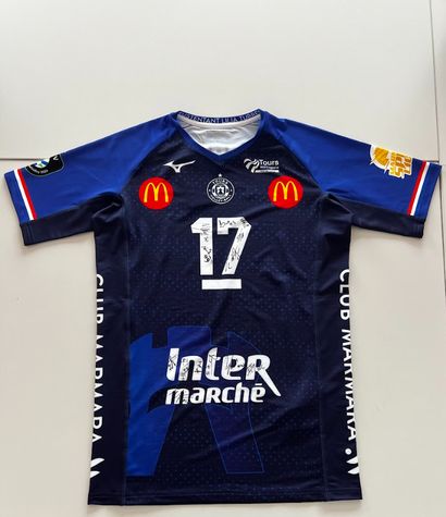 Captain Zeljko Coric's autographed jersey...