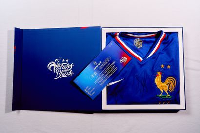 Official blue jersey of the French men's...