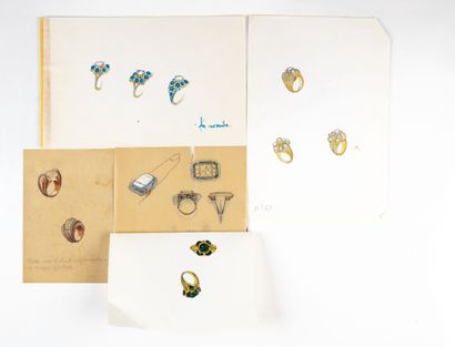 Attribué à Pierre CONROUX (1923-2003)
Lot...