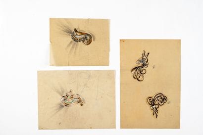 Attributed to Pierre CONROUX (1923-2003)
Set...