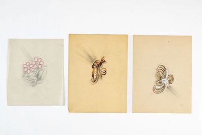 Attributed to Pierre CONROUX (1923-2003)
Three...