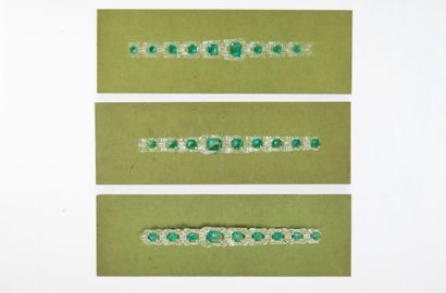 Attributed to Pierre CONROUX (1923-2003)
Three...