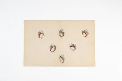 Attribué à Pierre CONROUX (1923-2003)
Un...