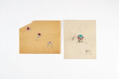 Attribué à Pierre CONROUX (1923-2003)
Lot...