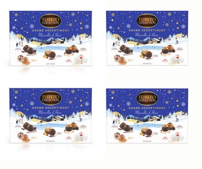 Set of 4 FERRERO chocolate boxes

4 boxes...