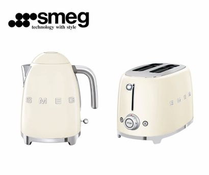 SMEG 50's electric kettle and cream toaster

SMEG...