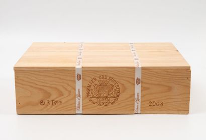 CHÂTEAU D'YQUEM
3 bottles, 2008.
Lur-Saluces.
Sauternes....