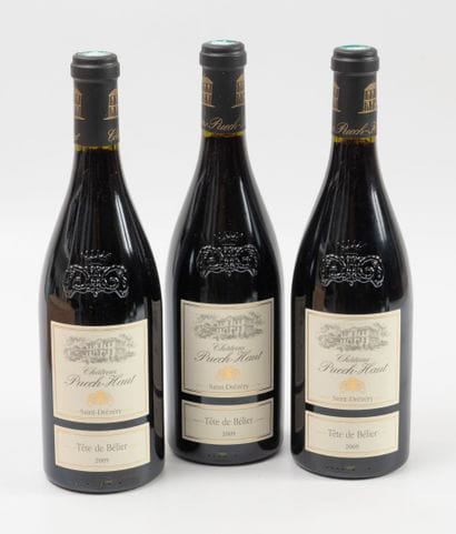 CHÂTEAU PUECH-HAUT
3 bottles, 2009.
Languedoc.
Saint-Drézéry,...