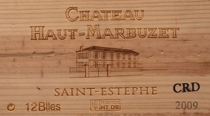 CHÂTEAU HAUT-MARBUZET
12 bottles, 2009.
Saint-Estephe.
Sealed...