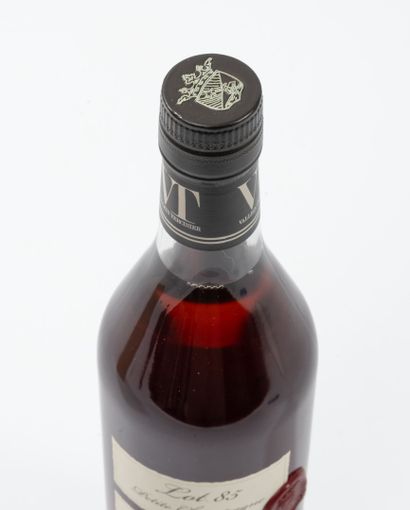 COGNAC
1 bottle.
Lot 85, brut de fût.
Vallein...