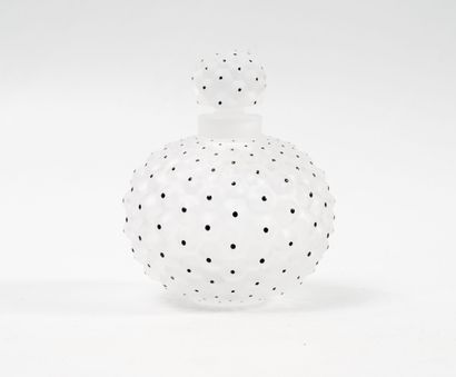 LALIQUE FRANCE
Perfume bottle, Cactus model.
Pressed-molded...