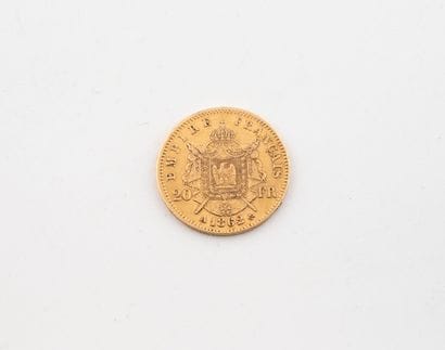 FRENCH EMPIRE
20 franc gold coin, Napoleon...