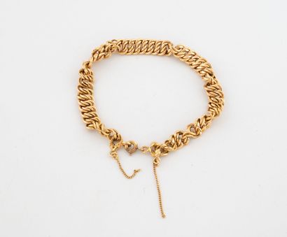 American link bracelet in yellow gold (750).
Spring...