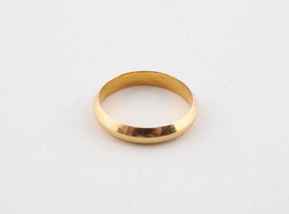 Alliance or jaune (750).
Poids : 3.2 g. -...