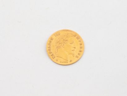 FRANCE
One 5-franc gold coin Napoléon III...