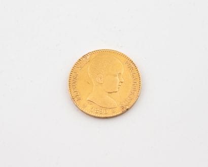 20 pesetas gold coin, Alfonso XIII.
1890.
Weight...