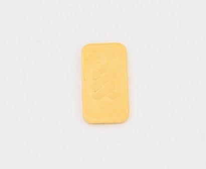 Lingotin in yellow gold (999).
Weight : 10...