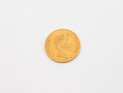10 gold francs, Napoleon III.
1862.
Weight...