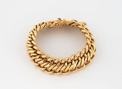 Yellow gold (750) American-style gourmet...