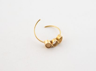 Yellow gold (750) ring formerly set with...