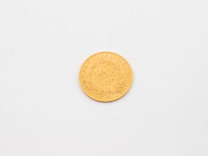 FRANCE
One 10 franc gold coin Napoléon III...