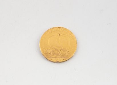 FRANCE
Coin de 20 francs or Coq, 1914.
Weight:...