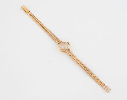 Ladies' wristwatch in yellow gold (750),...