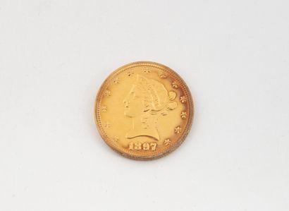 UNITED STATES
Liberty 10-dollar gold coin,...
