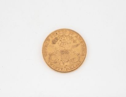 UNITED STATES
A $20 gold coin, Liberty Head.
1879.
Weight...