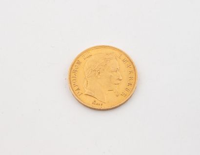 FRENCH EMPIRE
50 franc gold coin, Napoleon...