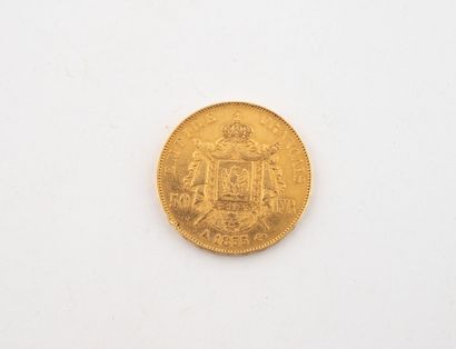FRENCH EMPIRE
50 franc gold coin, Napoleon...