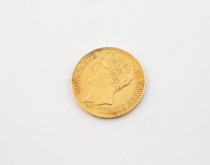 FRENCH REPUBLIC
40 franc gold coin, Bonaparte...