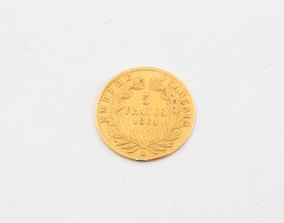 FRANCE
One 5-franc gold coin Napoléon III...