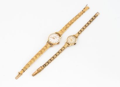 Lot of two ladies' watches including :
-...