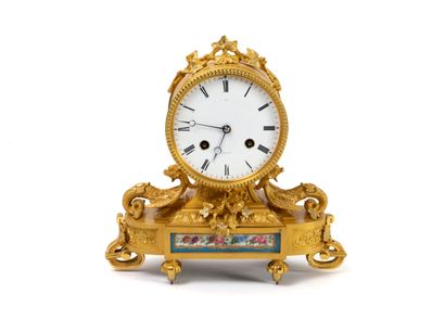 BREGUET, Paris.
Pendule borne de style Louis...