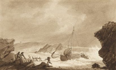 Pierre-Julien GILBERT (1753-1860)
Le naufrage....