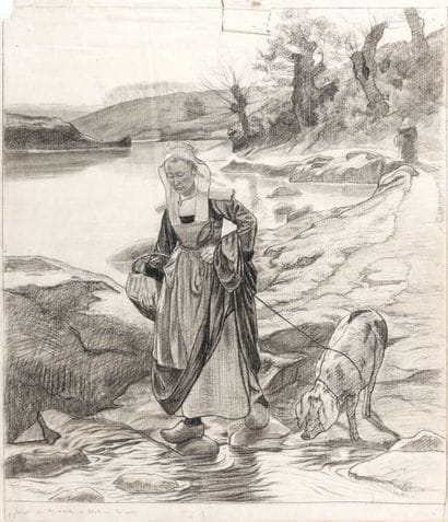 Attribués à Henri DELAVALLÉE (1862-1943)
Lot...
