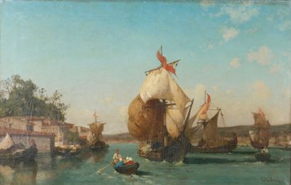 Fabius BREST (1823-1900)
Embarcations sur...