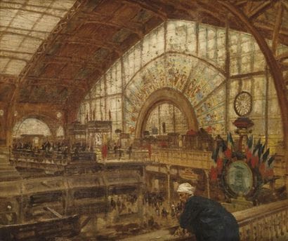 Louis BEROUD (1852-1930)
La Galerie des Machines,...