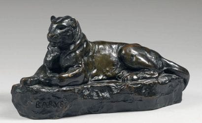 ANTOINE-LOUIS BARYE (1796-1875)
Panthère...