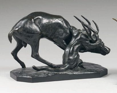 ANTOINE-LOUIS BARYE (1796-1875)
Panthère...