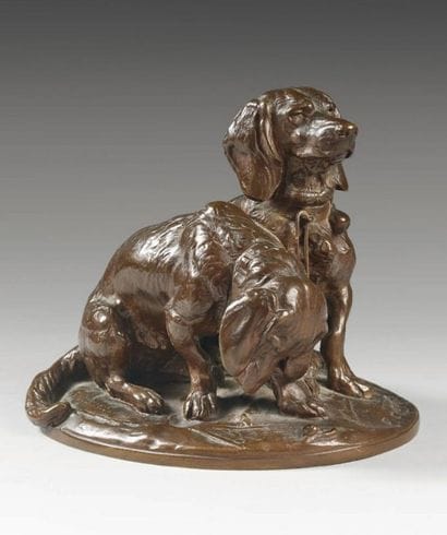 D’après Emmanuel FRÉMIET (1824-1910)
Deux...