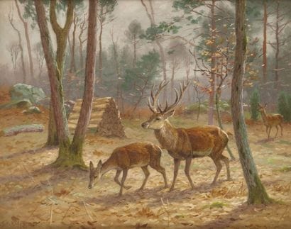 Georges Frédéric RÖTIG (1863-1961)
Cerf et...