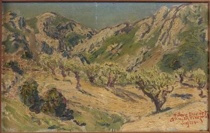 RENE SEYSSAUD (1867-1952)
Paysage provençal...