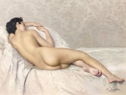 Paul SIEFFERT (1874-1957)
Femme nue endormie,...