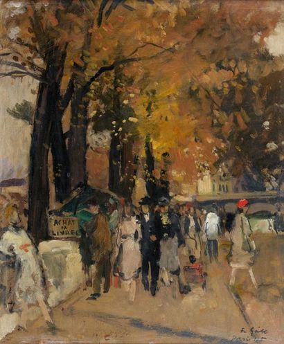 François GALL (1912-1987)
Les bouquinistes...