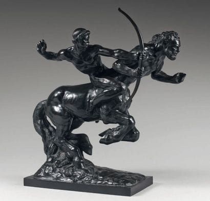 Pierre TRAVERSE (1892-1979)
Archer et centaure....
