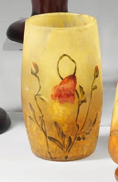 DAUM Nancy
Petit vase tonnelet. Epreuve en...