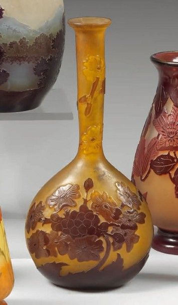 Émile GALLÉ (1846-1904)
Petit vase soliflore...
